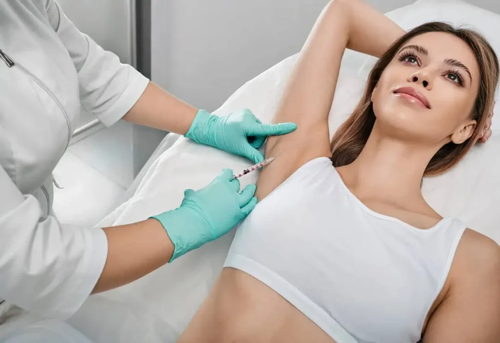 Hyperhidrosis treatment with Botox
