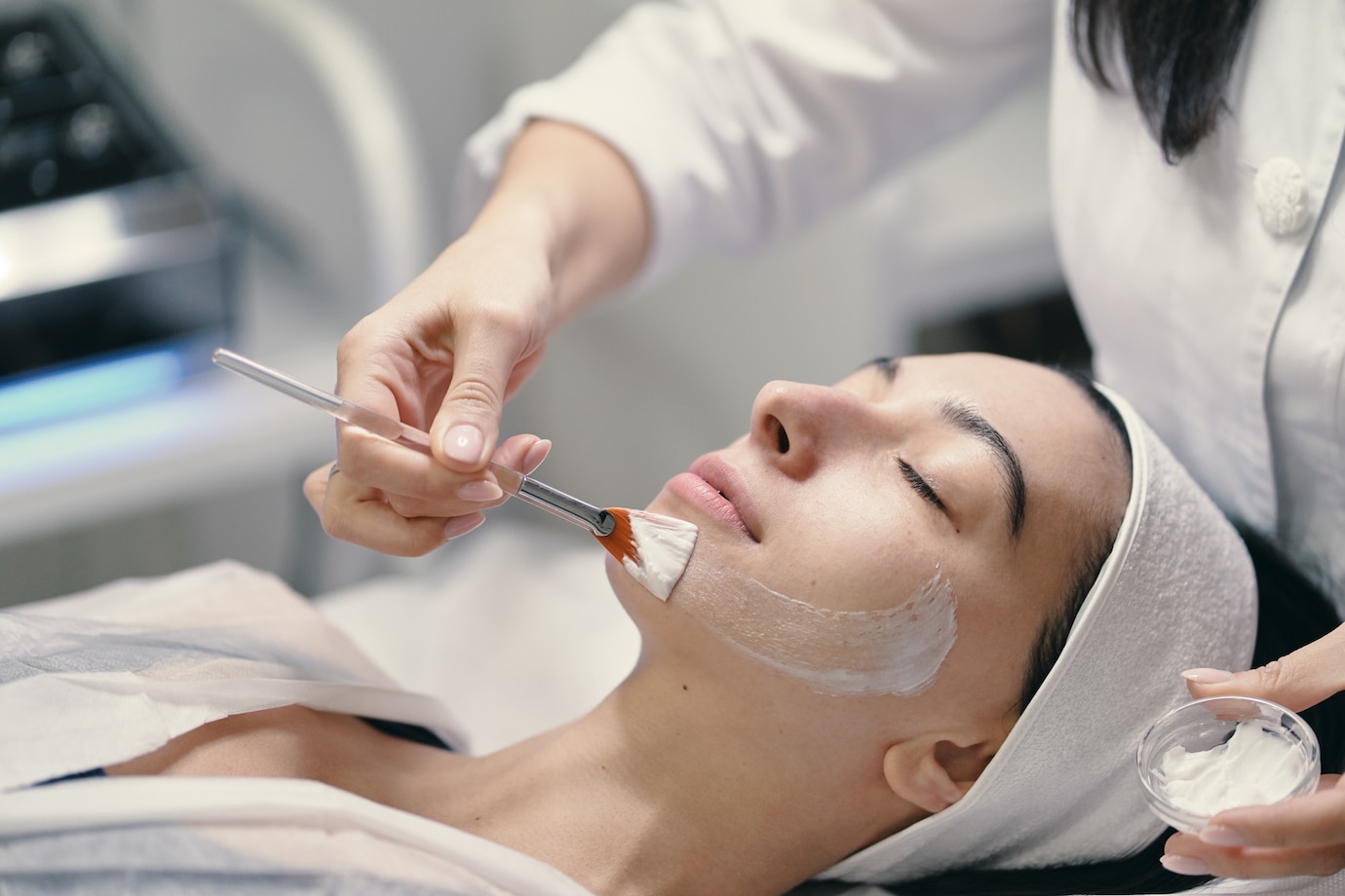 Chemical peel treatment for smoother skin